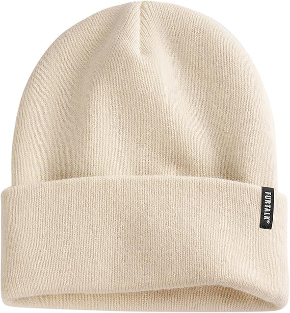 FURTALK Beanie Hat for Men Women Winter Hats for Women Men Soft Warm Unisex Cuffed Beanie Knitted... | Amazon (US)
