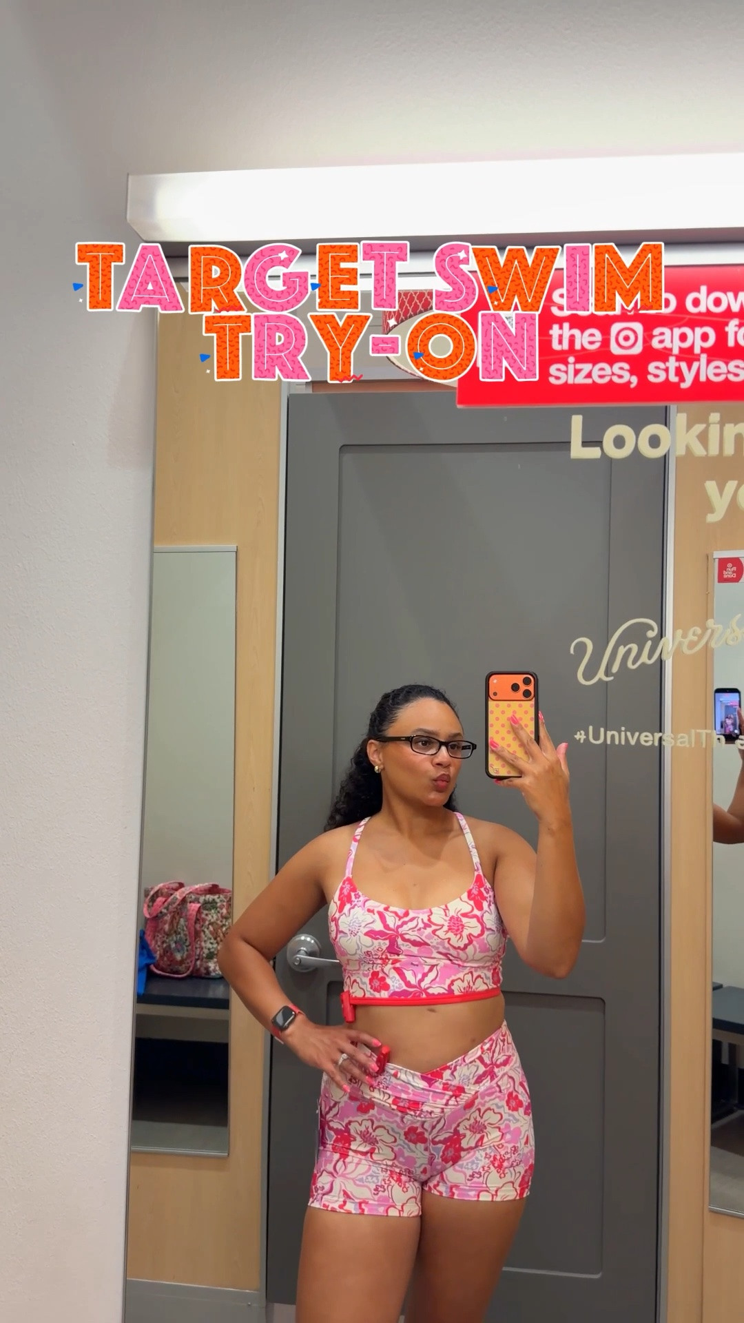 Target swim! Wearing a medium or large in everything 🩷

#LTKootd #LTKSwim #LTKvlog