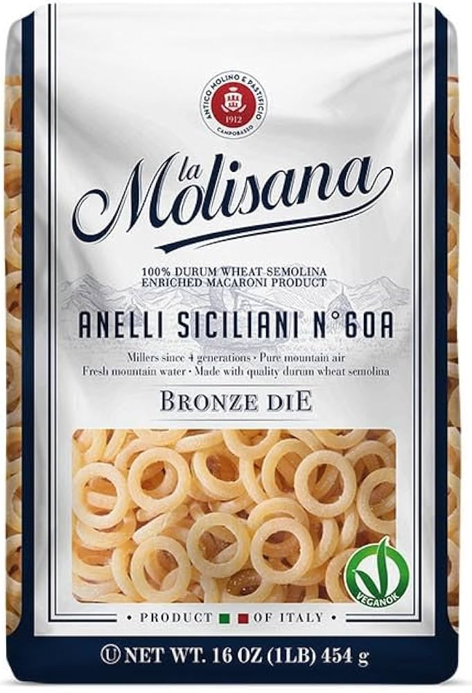 La Molisana Pasta Anelli Siciliani 4 pack | Amazon (US)