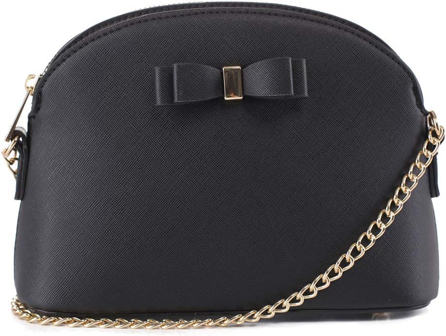 EMPERIA Small Cute Faux Leather Dome Series Crossbody Bags Shoulder Bag Purse Handbags for Women | Amazon (US)