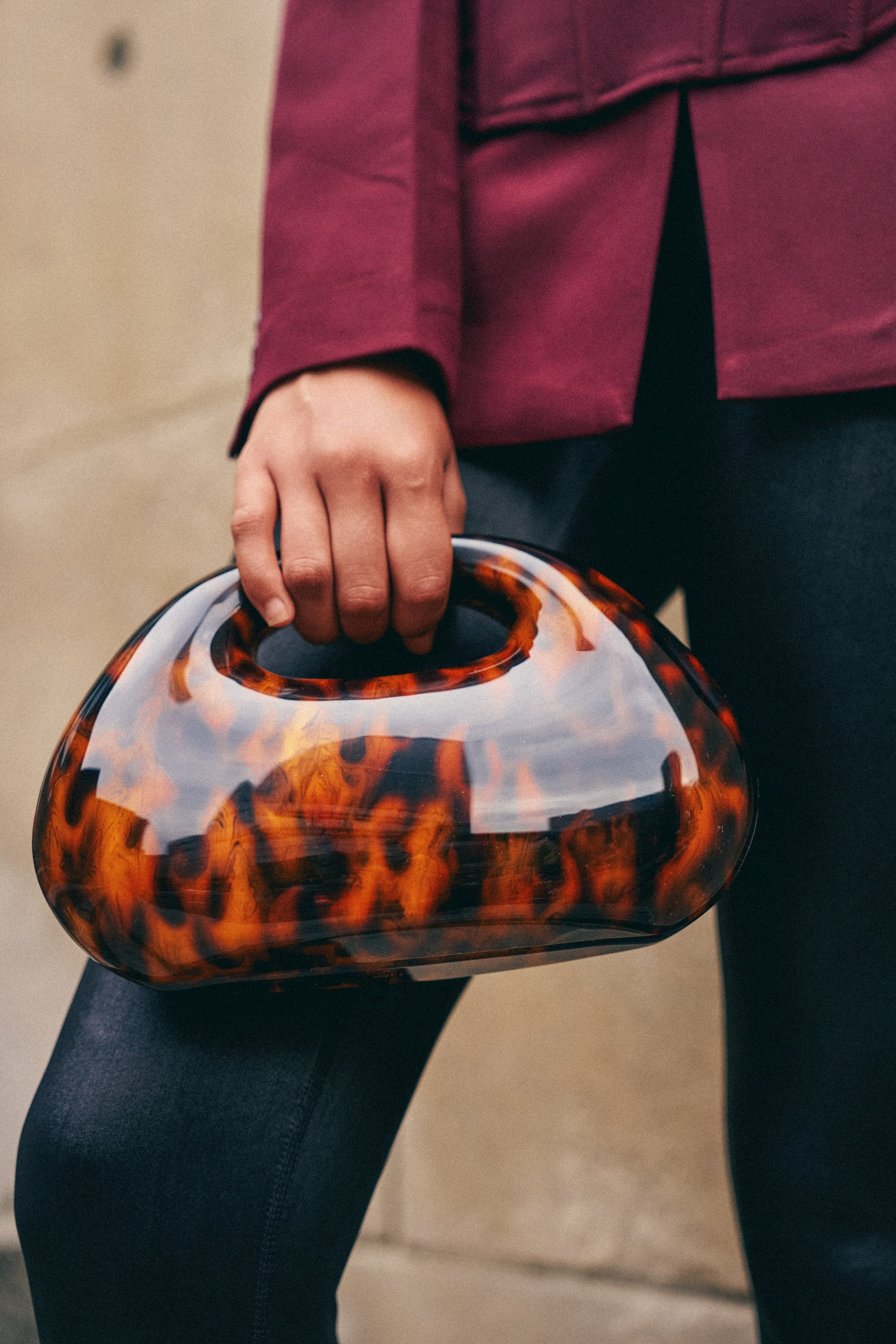 Abstract Tortoise Clutch Bag for Women | AKIRA | AKIRA