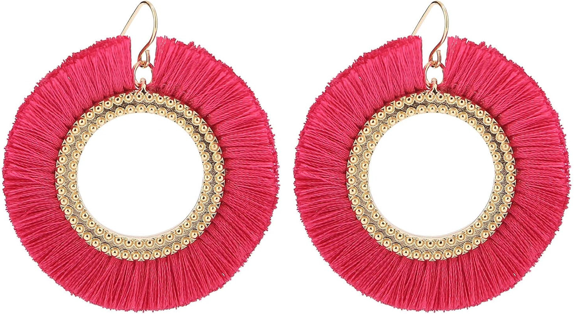 LEGITTA Tassel Earrings Layered Tiered Linear Drop Fashion Trending Earrings | Amazon (US)