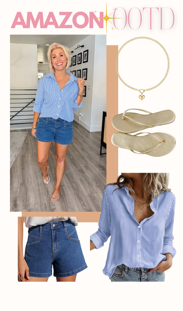 Such a classic look. Shirt: Small Shorts: 8 Shoes: TTS 

 #LTKSaleAlert #LTKFindsUnder50 #LTKStyleTip