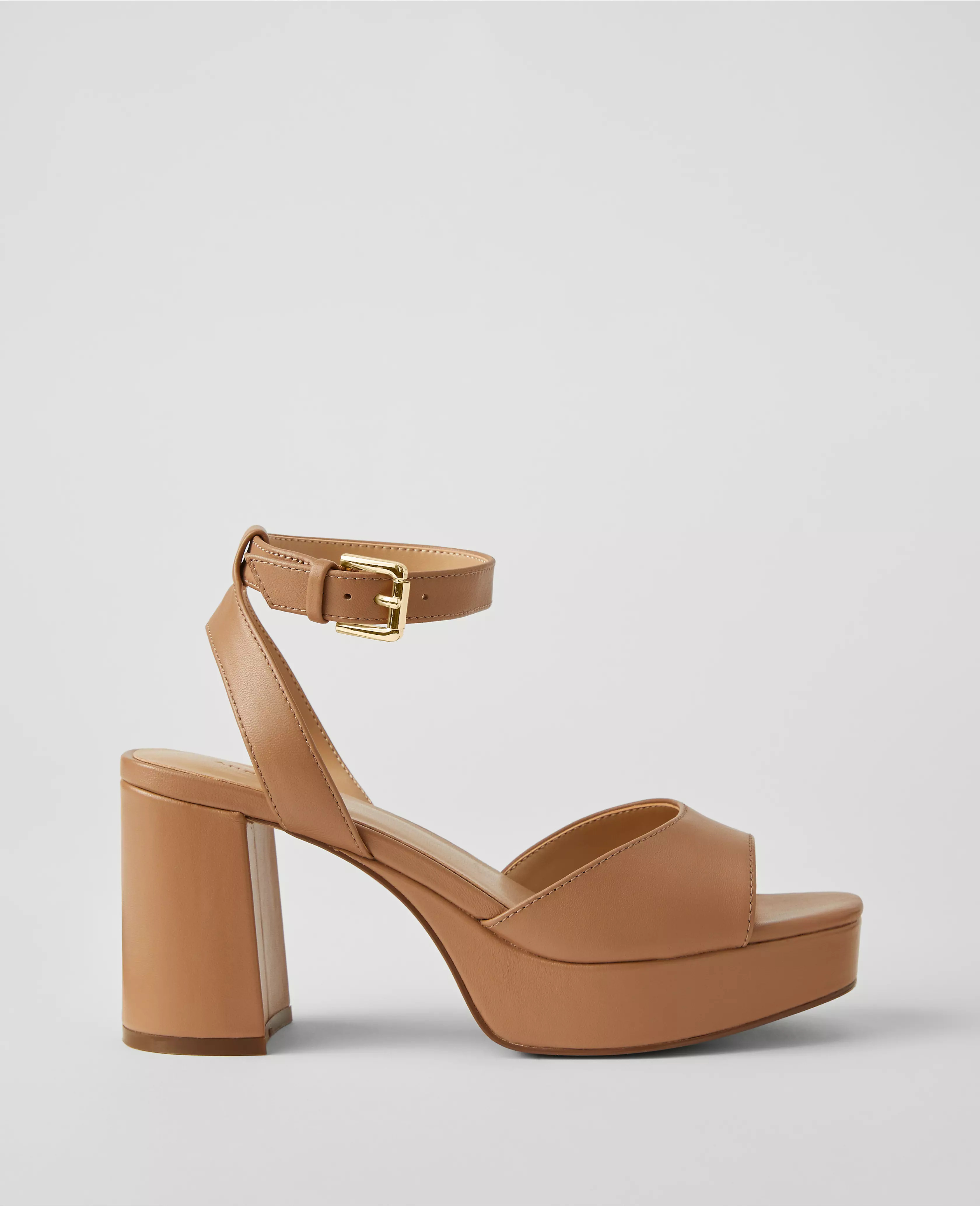 Leather Platform Mule Sandals | Ann Taylor