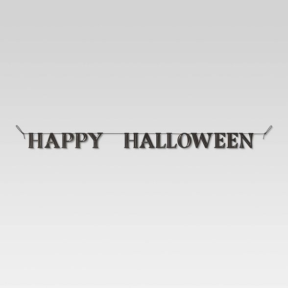 72" Happy Halloween Metal Garland - Threshold™ | Target