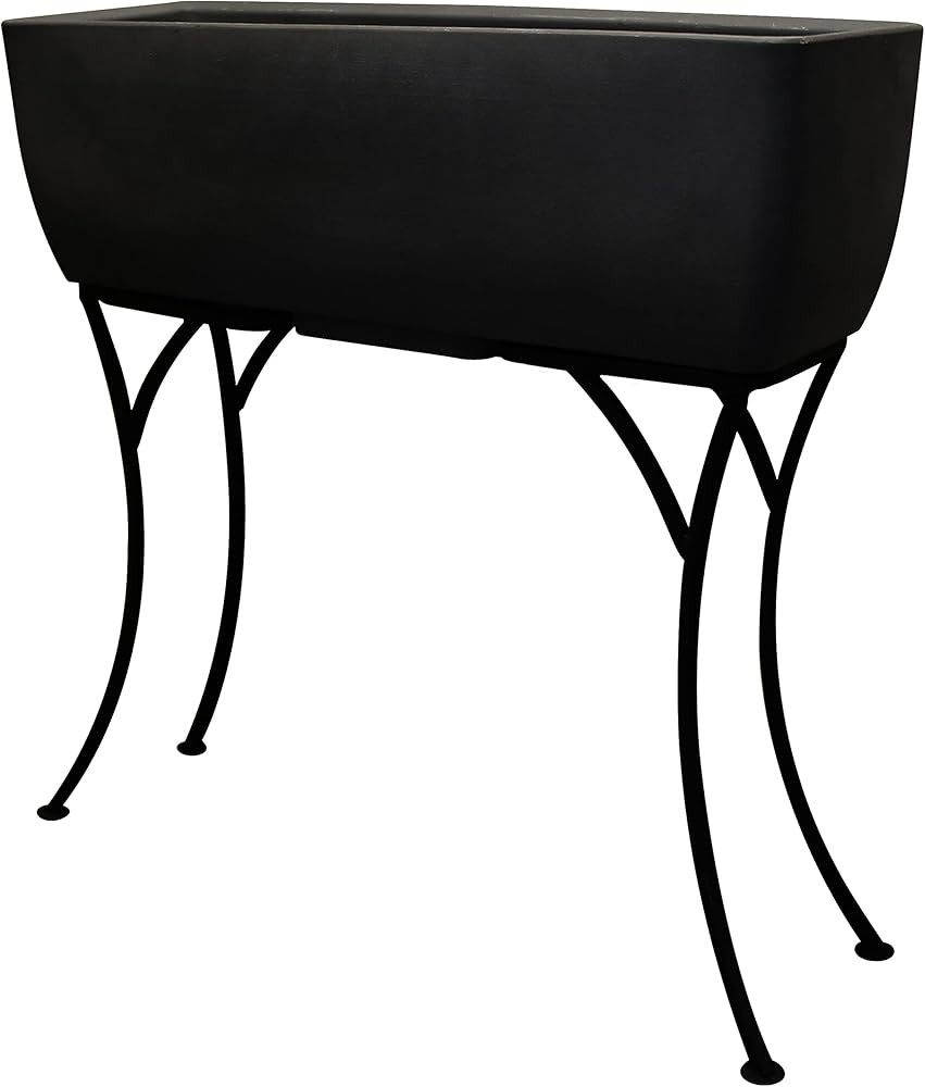 RTS Home Accents 30" x 10" Rectangular Garden Planter with Wrought Iron Stand for Indoor or Outdo... | Amazon (US)
