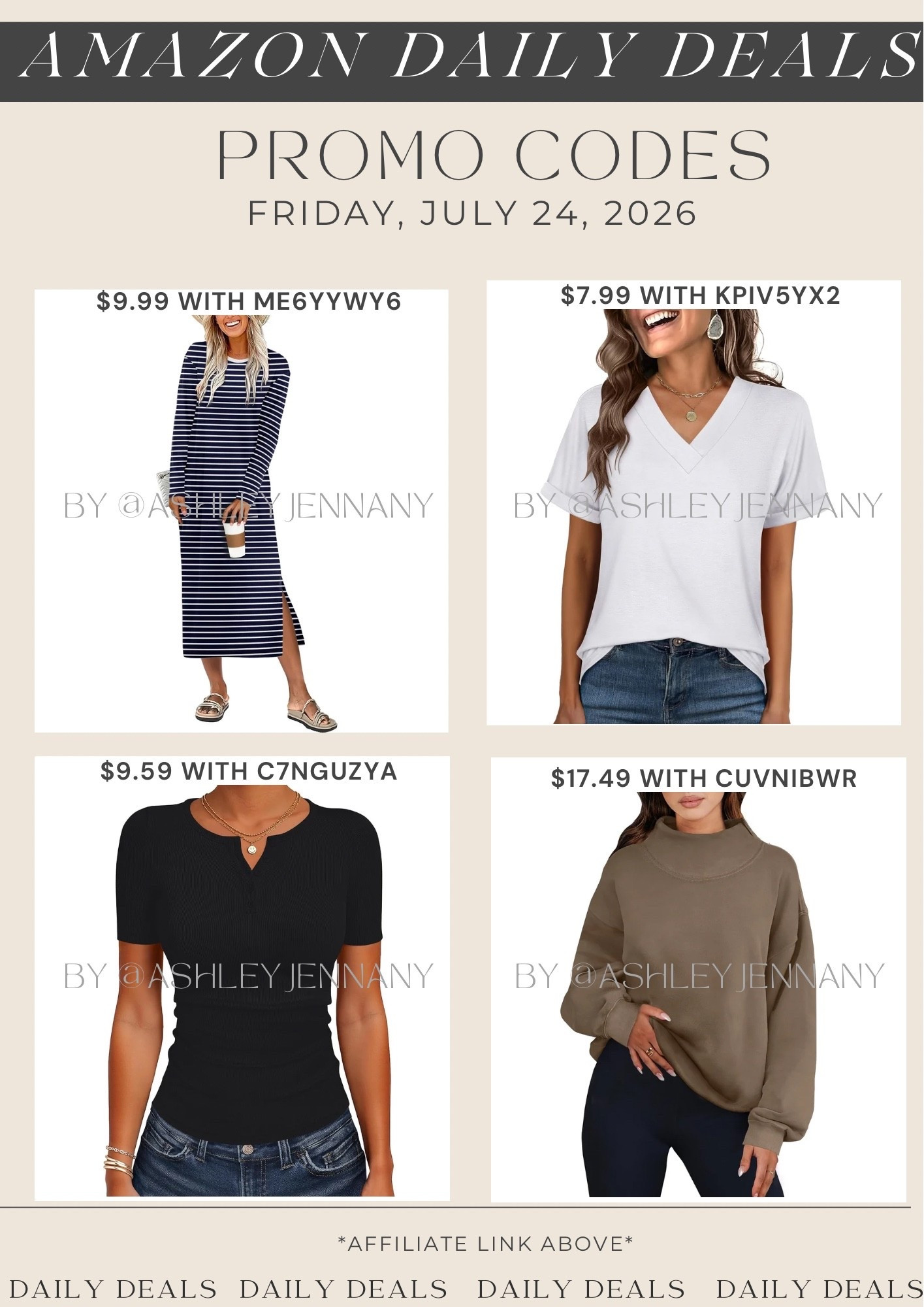 Amazon deals

#LTKSeasonal #LTKMidsize #LTKSaleAlert
