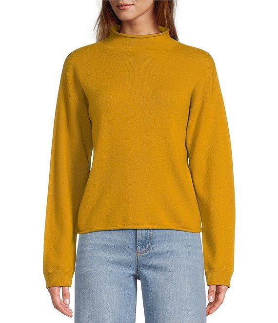Jessica Mock Neck Cashmere Sweater | Dillard's