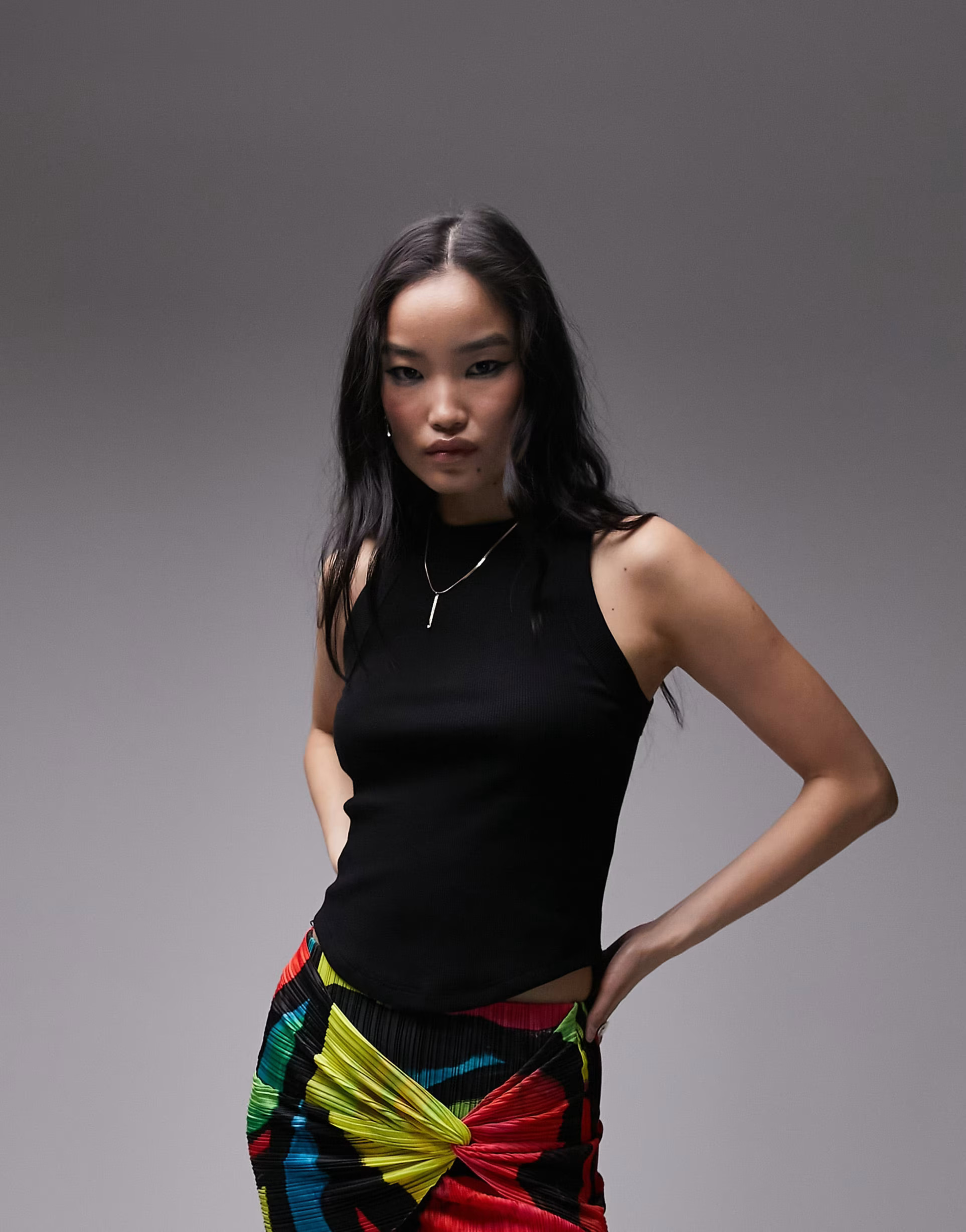 Topshop racer vest in black | ASOS (Global)