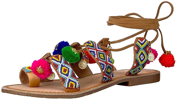 Chinese Laundry Women's Posh Toe Ring Pom Pom Sandal | Amazon (US)