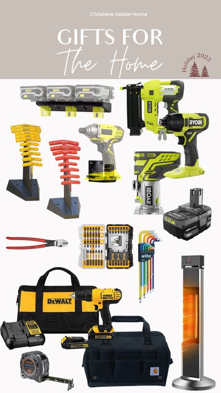Christmas gift ideas for the Home. Looking for a gift idea for someone who loves tools or home improvement? Here are some great gift ideas!

Gift Guide, Christmas Gift Ideas, Christmas Gifts

#LTKGiftGuide #LTKHoliday #LTKSeasonal