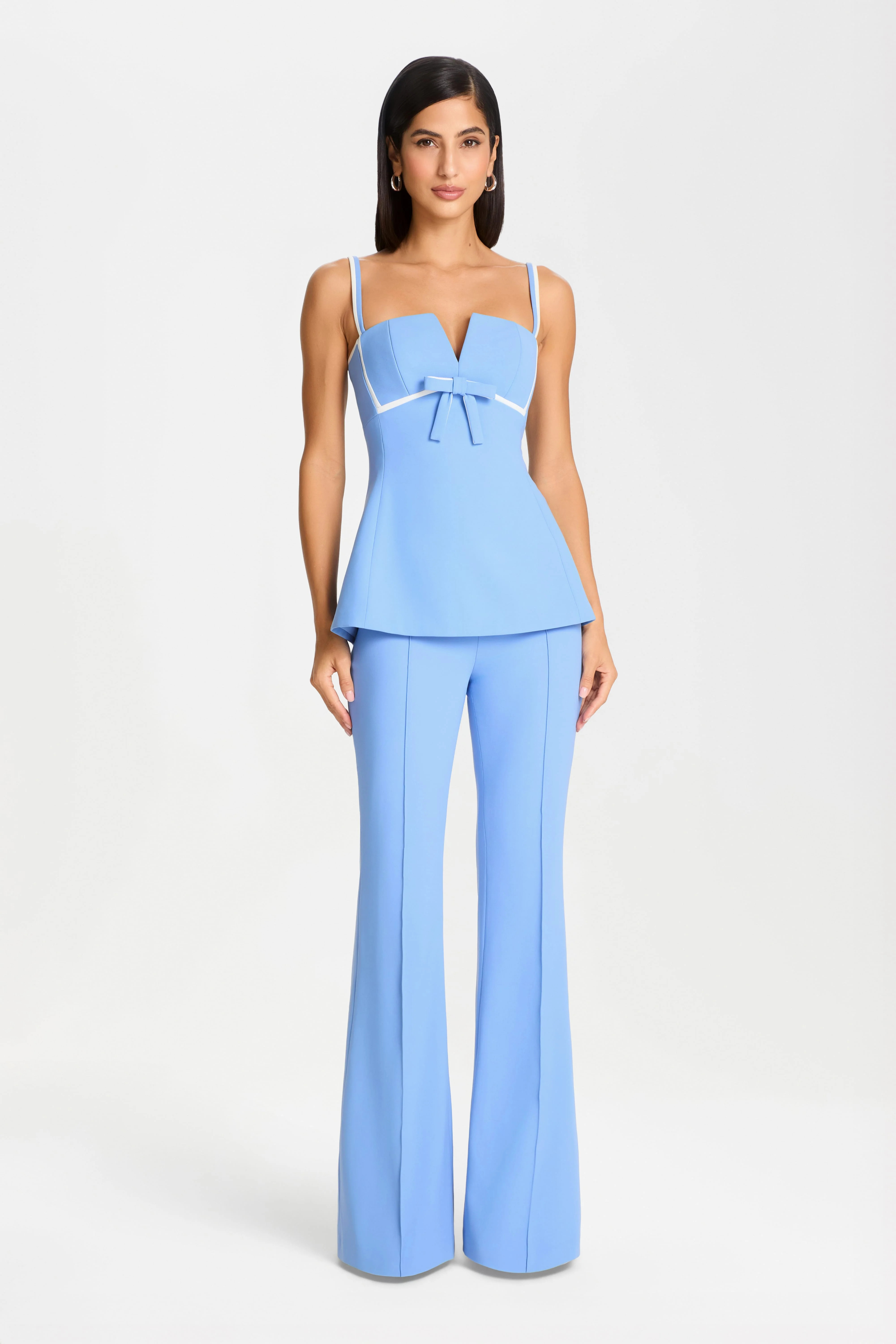ANAIS BLUE TOP | Nadine Merabi