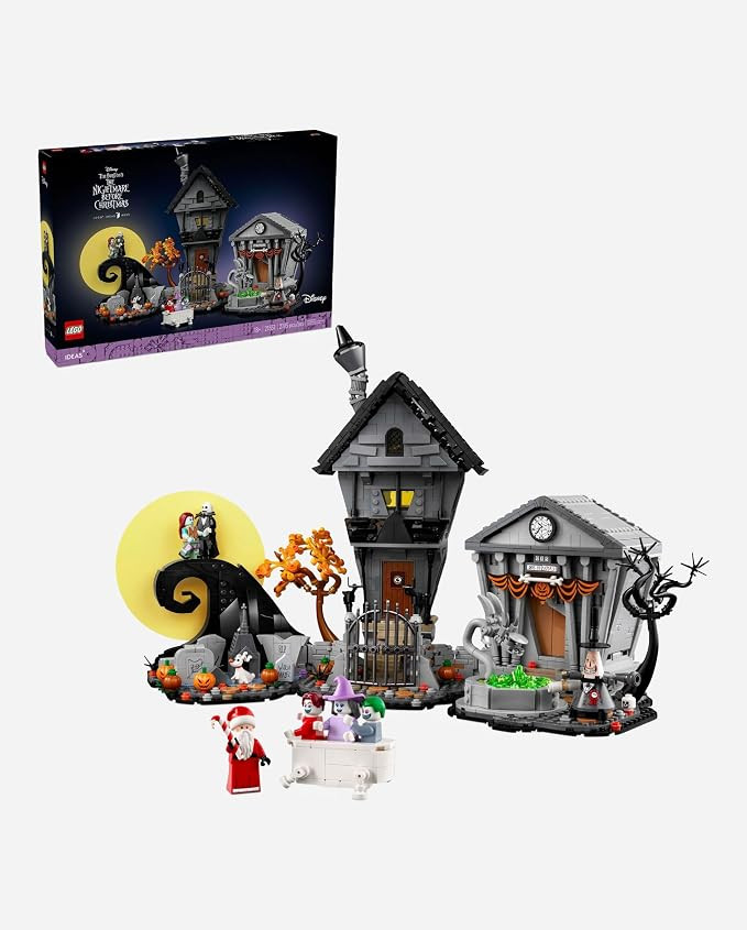 LEGO Disney Tim Burton's The Nightmare Before Christmas Decor - Building Set for Adults for Displ... | Amazon (US)