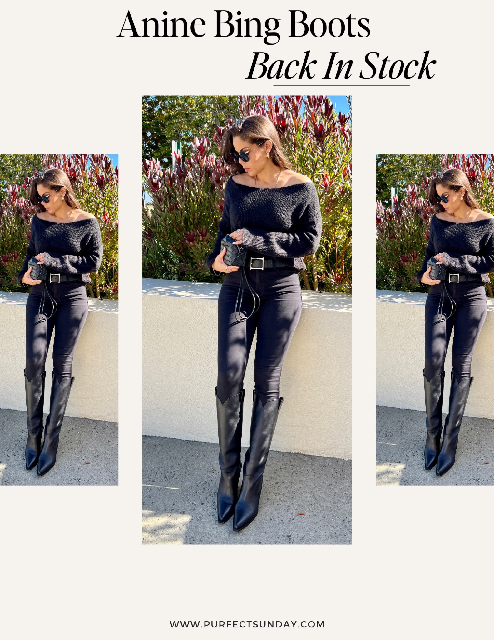 ANINE BING Tall Tania Boots curated on LTK