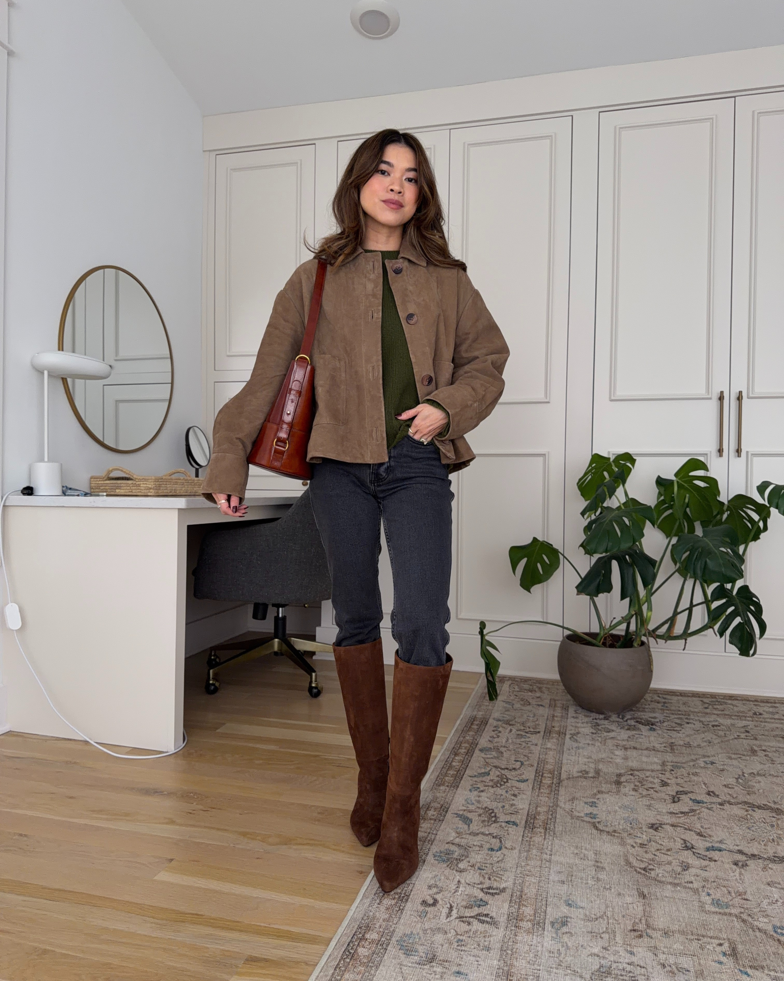 Sizing info: sweater size XS, Pants size 2, jacket size 2!  petite fashion, get dressed with me, outfit inspiration, ootd, nashville outfit, Nashville influencer, petite style, vacation style, casual outfits, mom style, petite pants, winter dress, winter outfit, winter pants, winter outfit inpso, winter outfit idea, winter top, winter style, winter sweater, cozy sweater, cold weather sweater, cold weather outfit, winter bag, winter purse, sezane pants, jeans, denim, sezane denim, black denim, winter jacket, winter coat, warm coat, sezane jacket, sezane 

 

#LTKHoliday #LTKSeasonal #LTKPetite