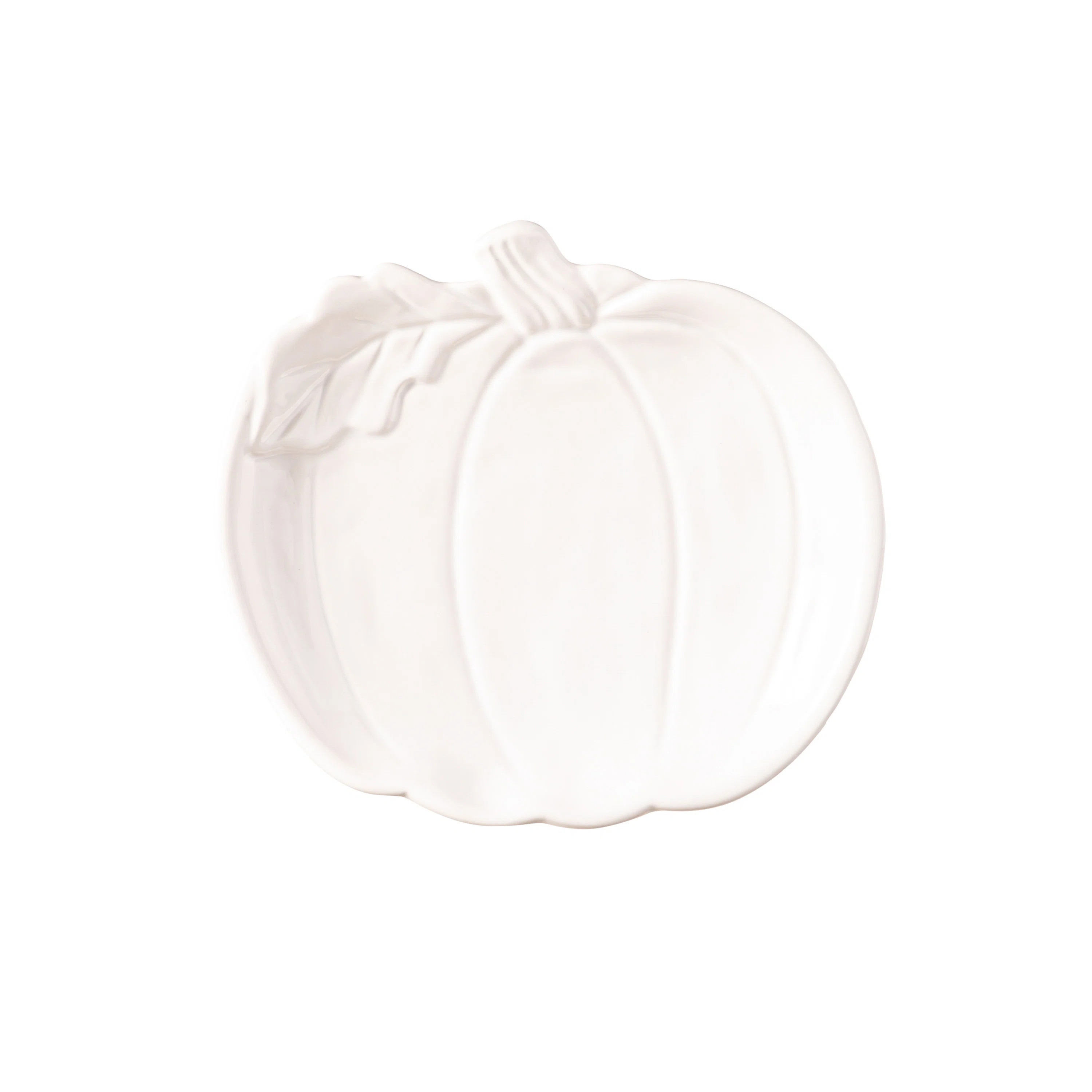 Ceramic Pumpkin Shaped Appetizer Plates, Forest Finds (Set of 4) | Wayfair North America
