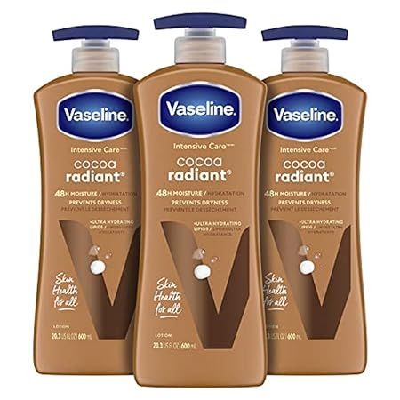 Vaseline Intensive Care Body Lotion for Dry Skin Cocoa Radiant Lotion Made with Ultra-Hydrating L... | Amazon (US)