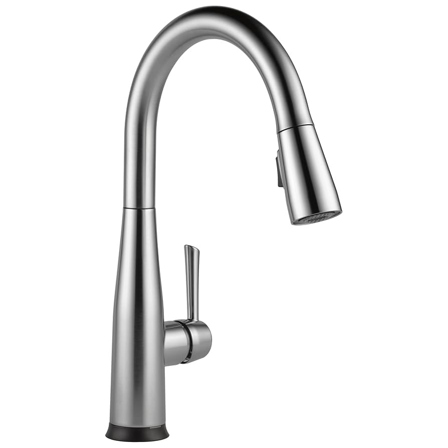 Delta Essa Touchless Kitchen Faucet with Touch Technology, Brushed Nickel Kitchen Sink Faucet wit... | Amazon (US)