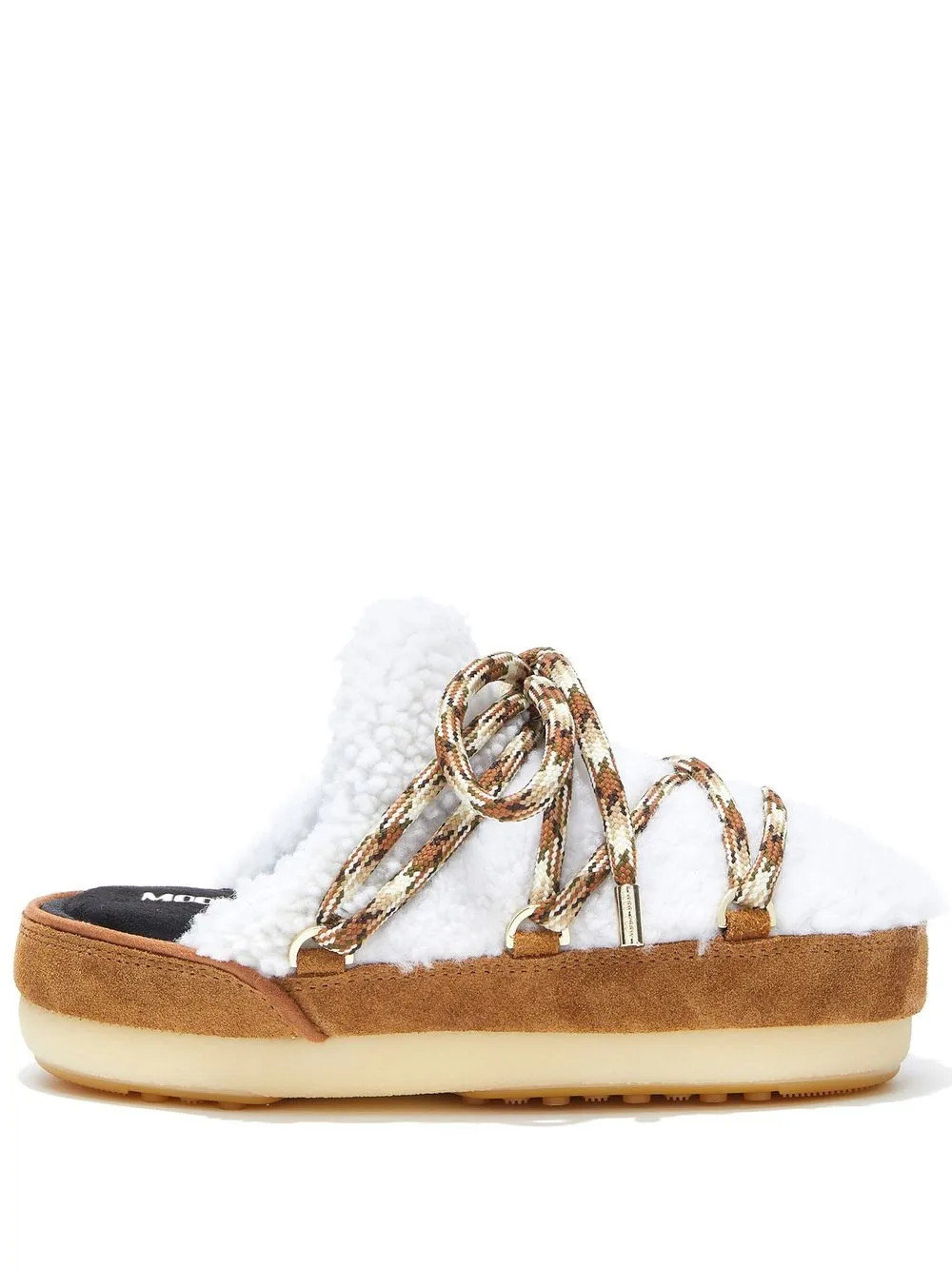 Moon Boot Shearling Mule Slippers - Farfetch | Farfetch Global