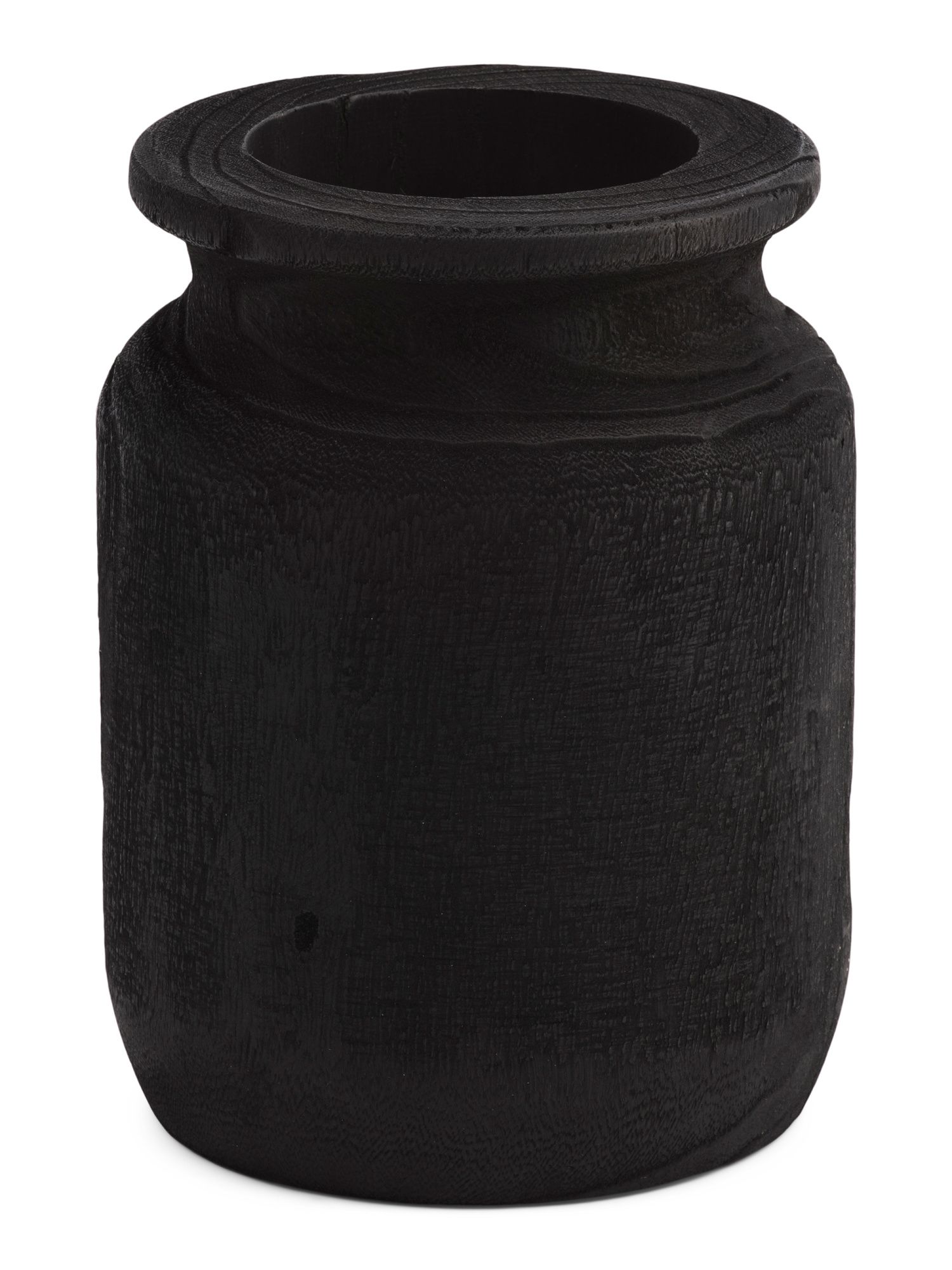 7in Wood Organic Shape Vase | TJ Maxx