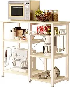 soges 3-Tier Kitchen Baker's Rack Utility Microwave Oven Stand Storage Cart Workstation Shelf W5s... | Amazon (US)