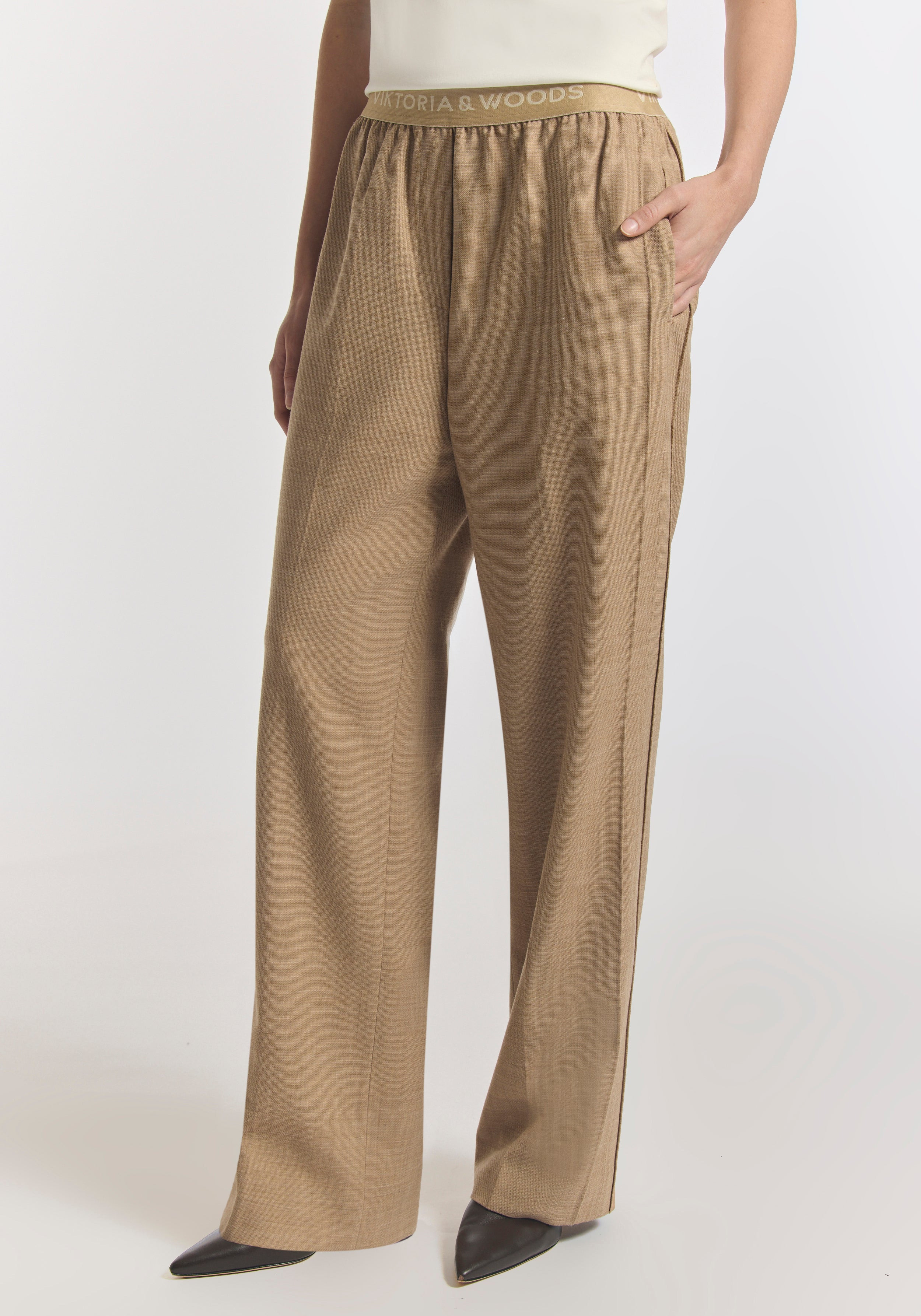 Hemsworth Wool Trouser | VIKTORIA & WOODS | Viktoria & Woods