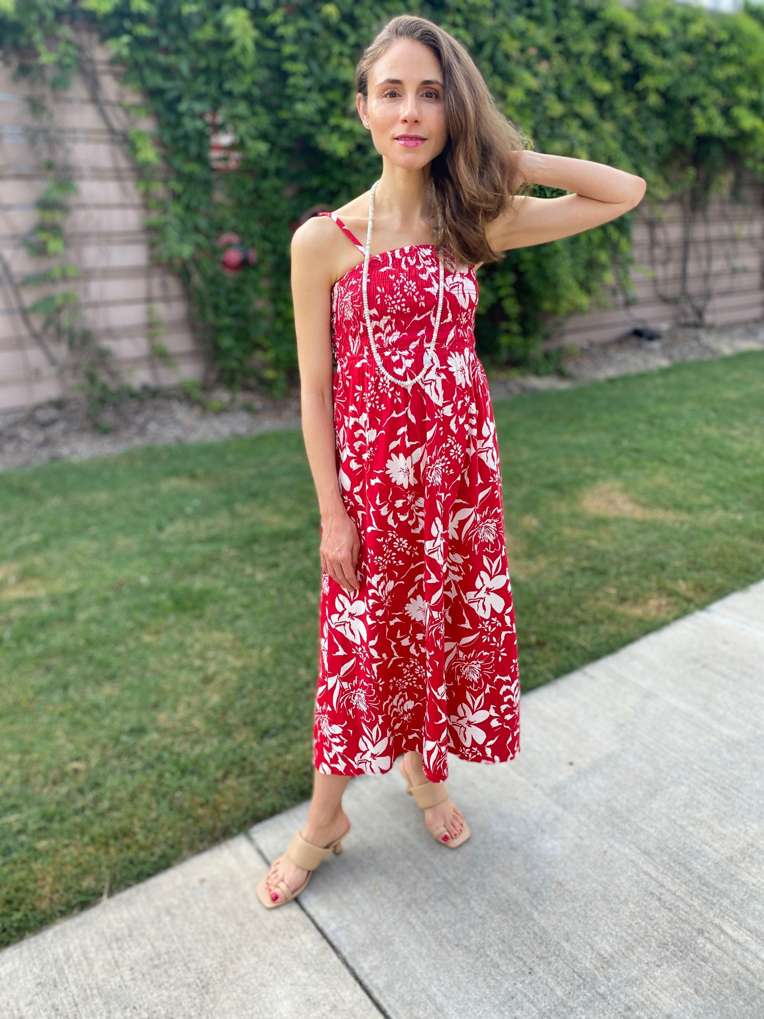 Fit & Flare Smocked Maxi Cami … curated on LTK