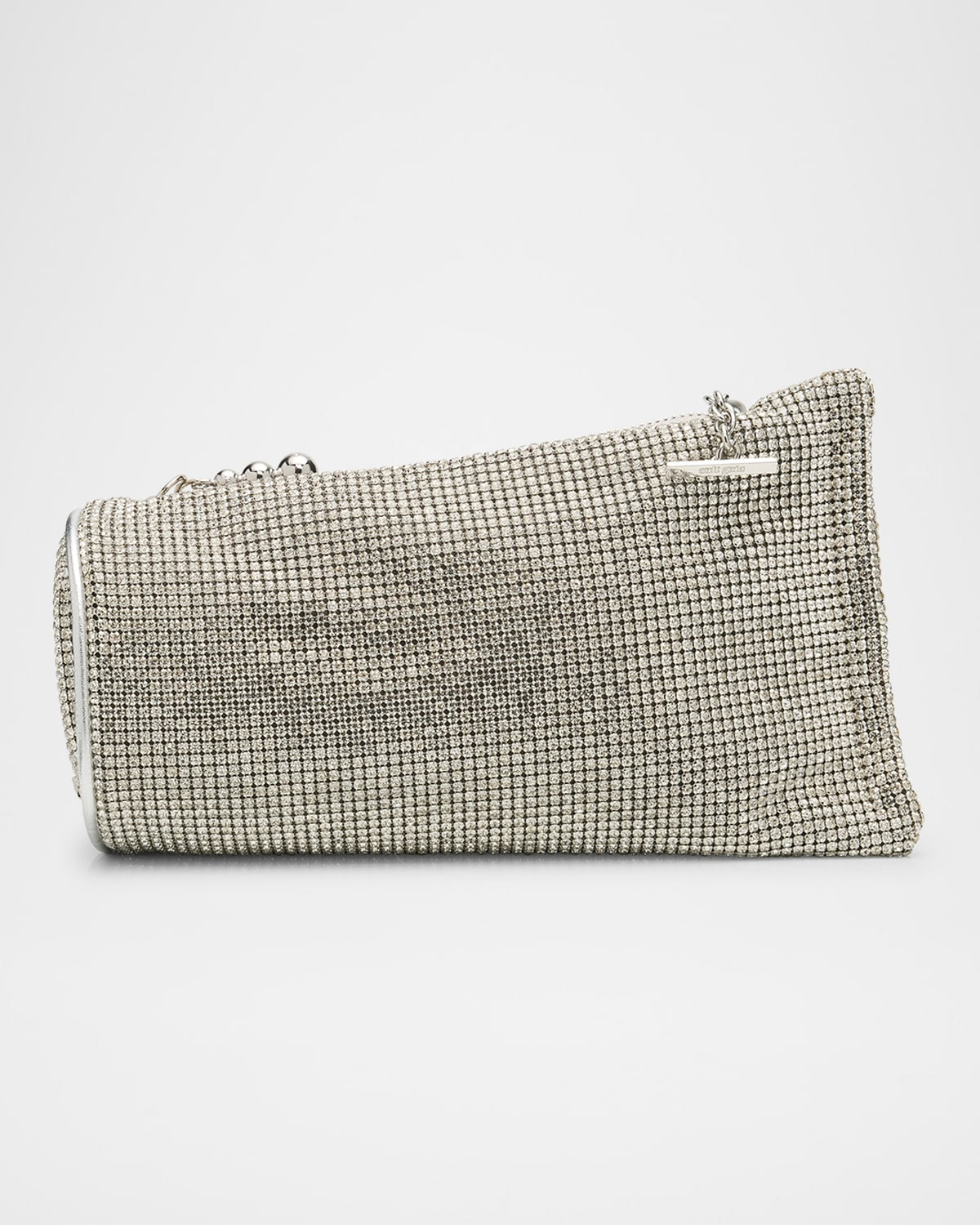 Viera Mesh Embellished Wristlet | Neiman Marcus