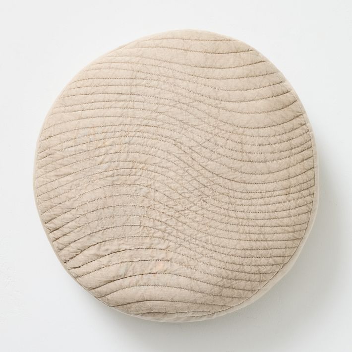 Wavy Quilted Pillow Cover | West Elm (US)