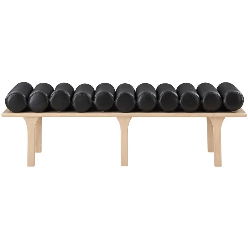 Boutis Faux Leather Upholstered Bench | Wayfair North America