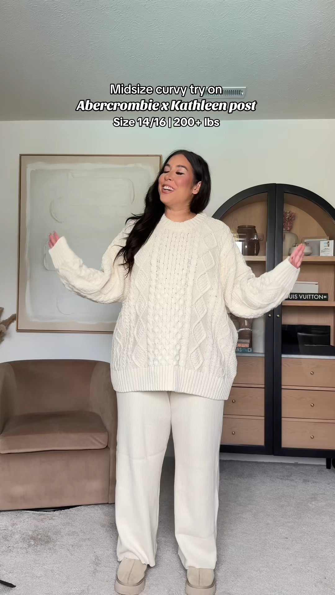 #ad #AbercrombiePartner @Abercrombie Trying on the latest Abercrombie x Kathleen post drop before it sells out! Let me know which midsize fall outfit is your favorite? Size xl in everything code AFKATHLEEN 

#midsizestyle #falloutfits #abercrombie #size16style 

#LTKMidsize