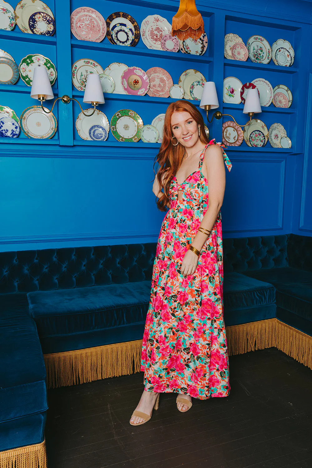 BuddyLove | Hamptons Tie-Shoulder Maxi Dress | Sweet Dreams | BuddyLove