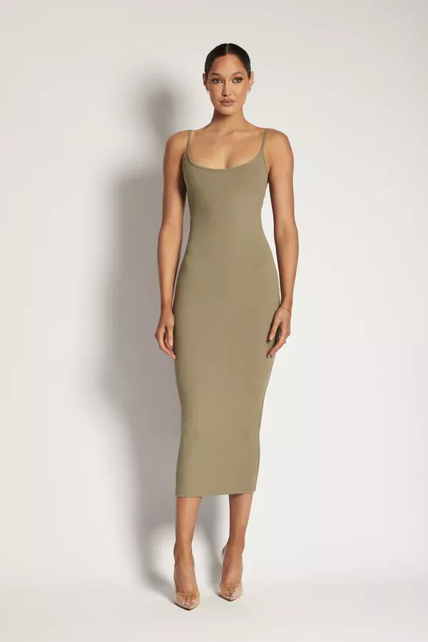Alexis Ribbed Cami Midi Dress - … curated on LTK
