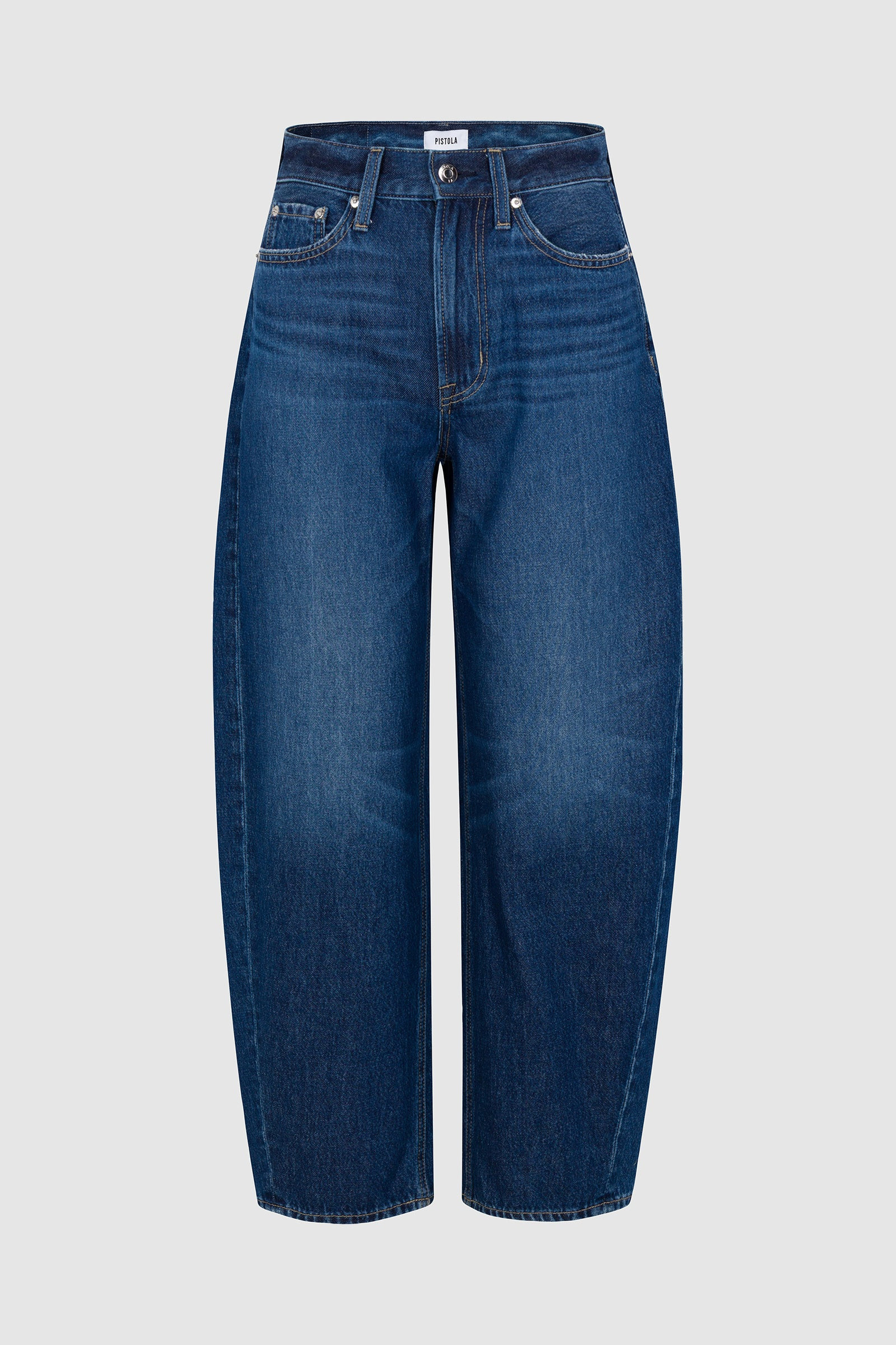 PETITE Sacha High Rise Relaxed Barrel - Nile | Pistola Denim