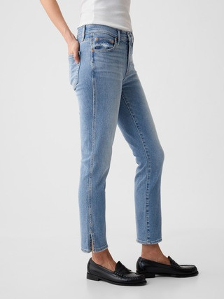 Mid Rise Split-Hem Vintage Slim Jeans | Gap (US)