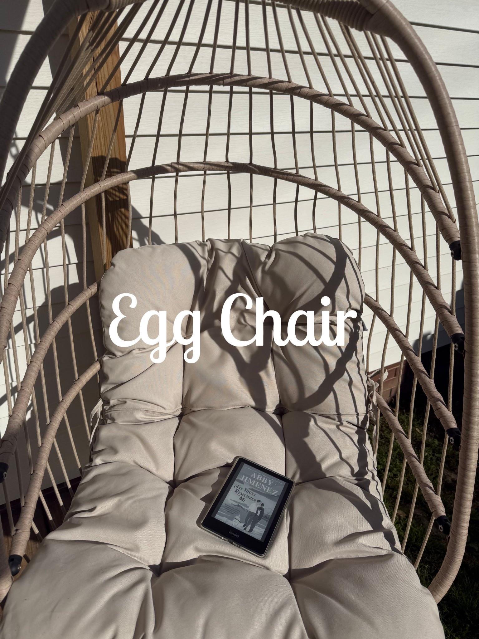 Egg chair for under $150! Love it ☀️📖

Outdoor furniture, egg chair, swinging chair 

#LTKHome #LTKSaleAlert