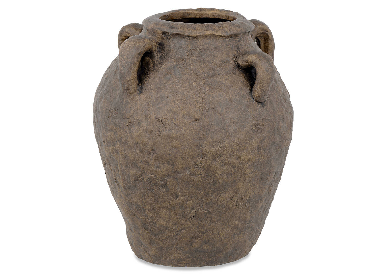 Ethan Vase Short Brown | Urban Barn
