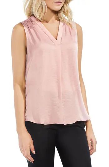 Women's Vince Camuto Rumpled Satin Blouse, Size XX-Small - Pink | Nordstrom