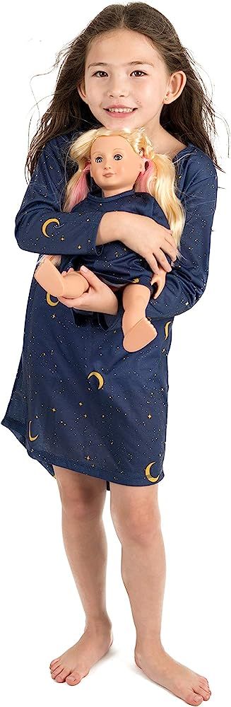 Leveret Matching Doll & Girls Nightgown Kids & Toddler Pajamas Unicorn Sleepwear (4-14 Years) Fit... | Amazon (US)