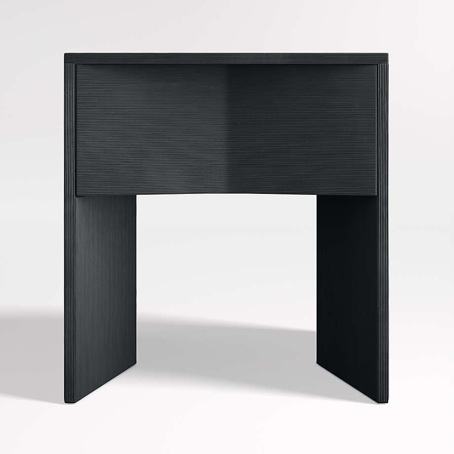 Mataro White Nightstand with Drawer + Reviews | Crate & Barrel | Crate & Barrel