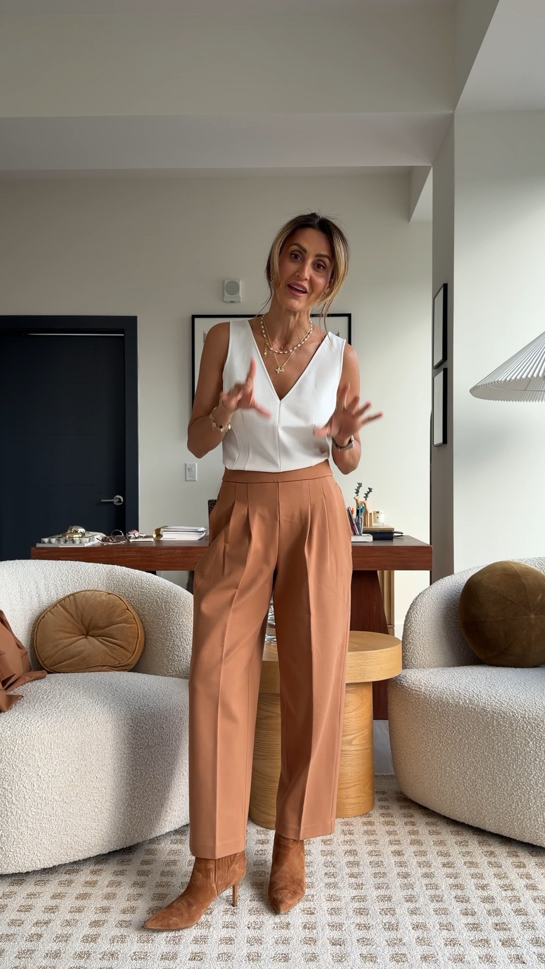 Spanx ponte set with top perfect for in and out of the office - size small on pats and pullover and xs on tank - code KARINAXSPANX for first time shoppers! 

#LTKgrwm #LTKootd #LTKWorkwear