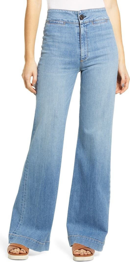 Brighton High Waist Wide Leg Jeans | Nordstrom