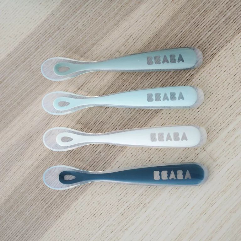 BEABA Silicone Spoons - Peacock - Set of 4 - Walmart.com | Walmart (US)
