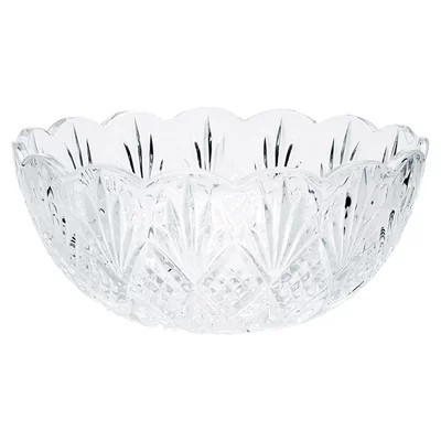 Dublin Crystal Scalloped Serving Bowl | Perigold