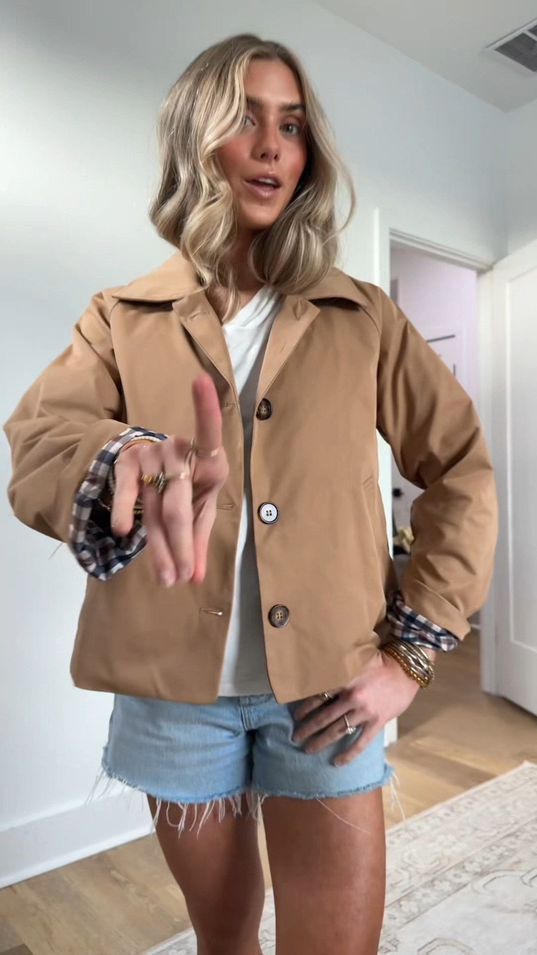 Amazon size small Tankaneo Womens Cropped Trench Coat Lightweight Single Breasted Jacket Fall Windbreaker Fashion Outerwear

#LTKootd #LTKSeasonal #LTKSaleAlert