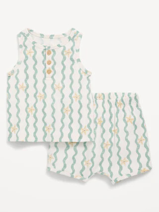 Henley Tank Top and Shorts Set for Baby | Old Navy (US)