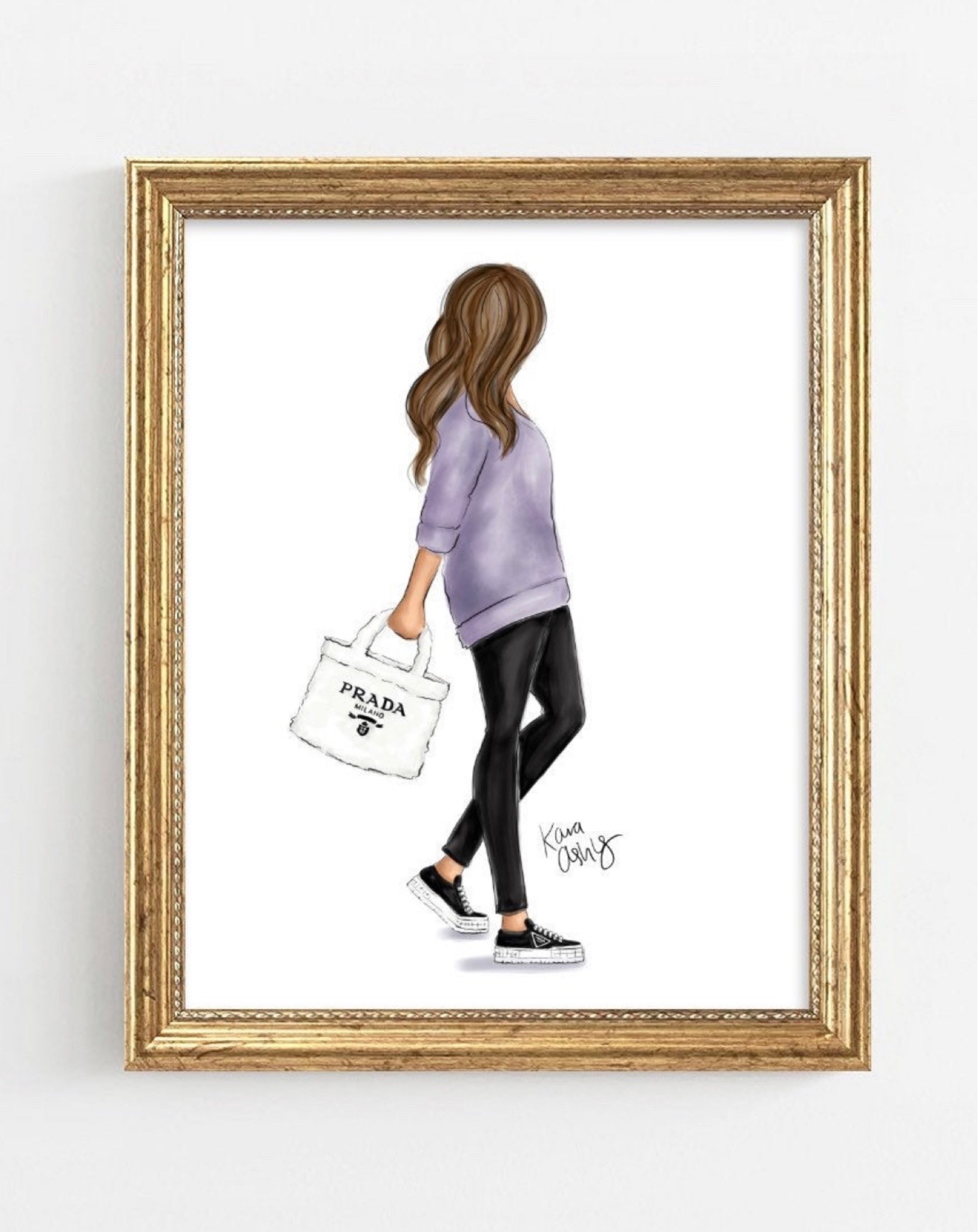Furry Shopper Art Print 🛍 

#LTKitbag #LTKhome #LTKunder50