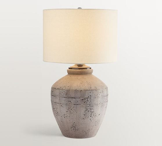 Maddox Petite Terra Cotta Table Lamp (24") | Pottery Barn (US)