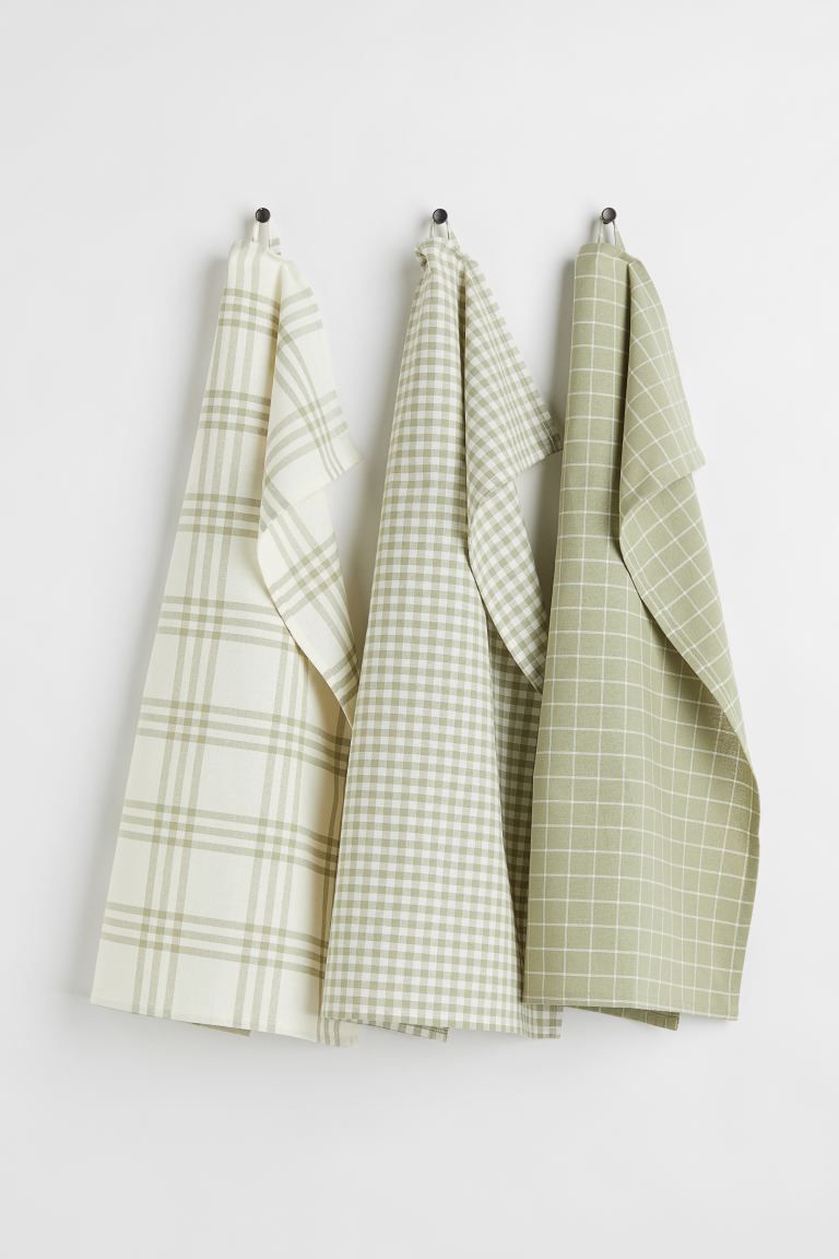 3-pack Cotton Tea Towels | H&M (US)