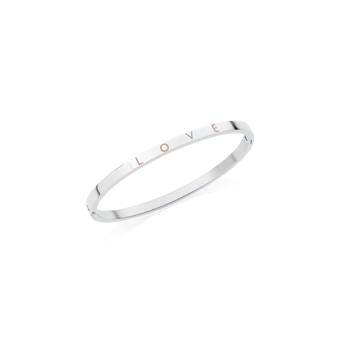 Custom Enamel Bangle (Silver) | Abbott Lyon
